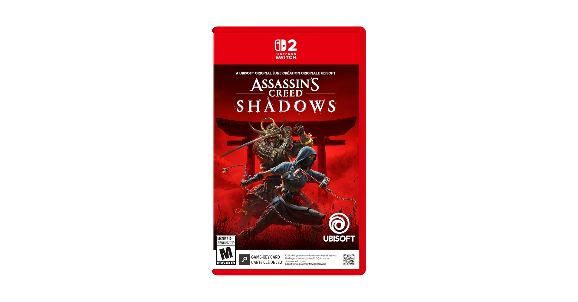 Physical edition box art of Assassin’s Creed Shadows