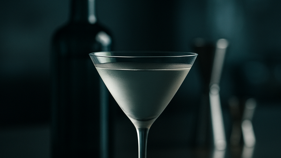 Seaweed Martini served ice cold as the cleanest entry point into seaweed cocktails
